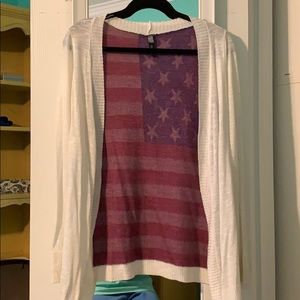 American flag cardigan